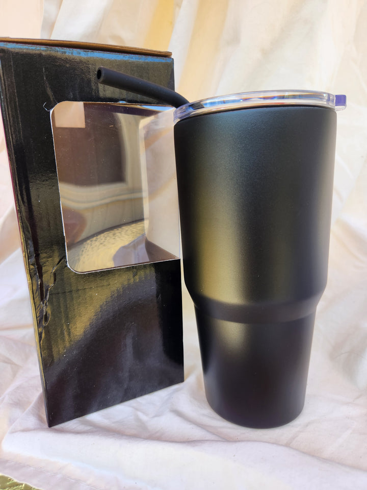 LDJ 30OZ TUMBLER-BLACK MATTE