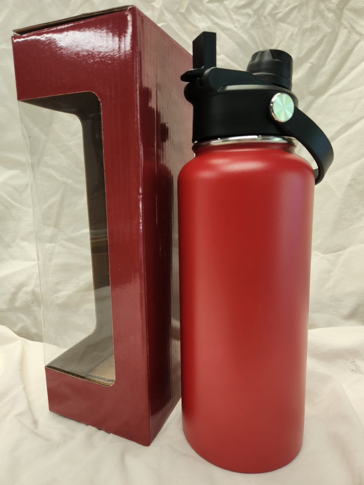 LDJ 32OZ HYDRATION BOTTLE-RED