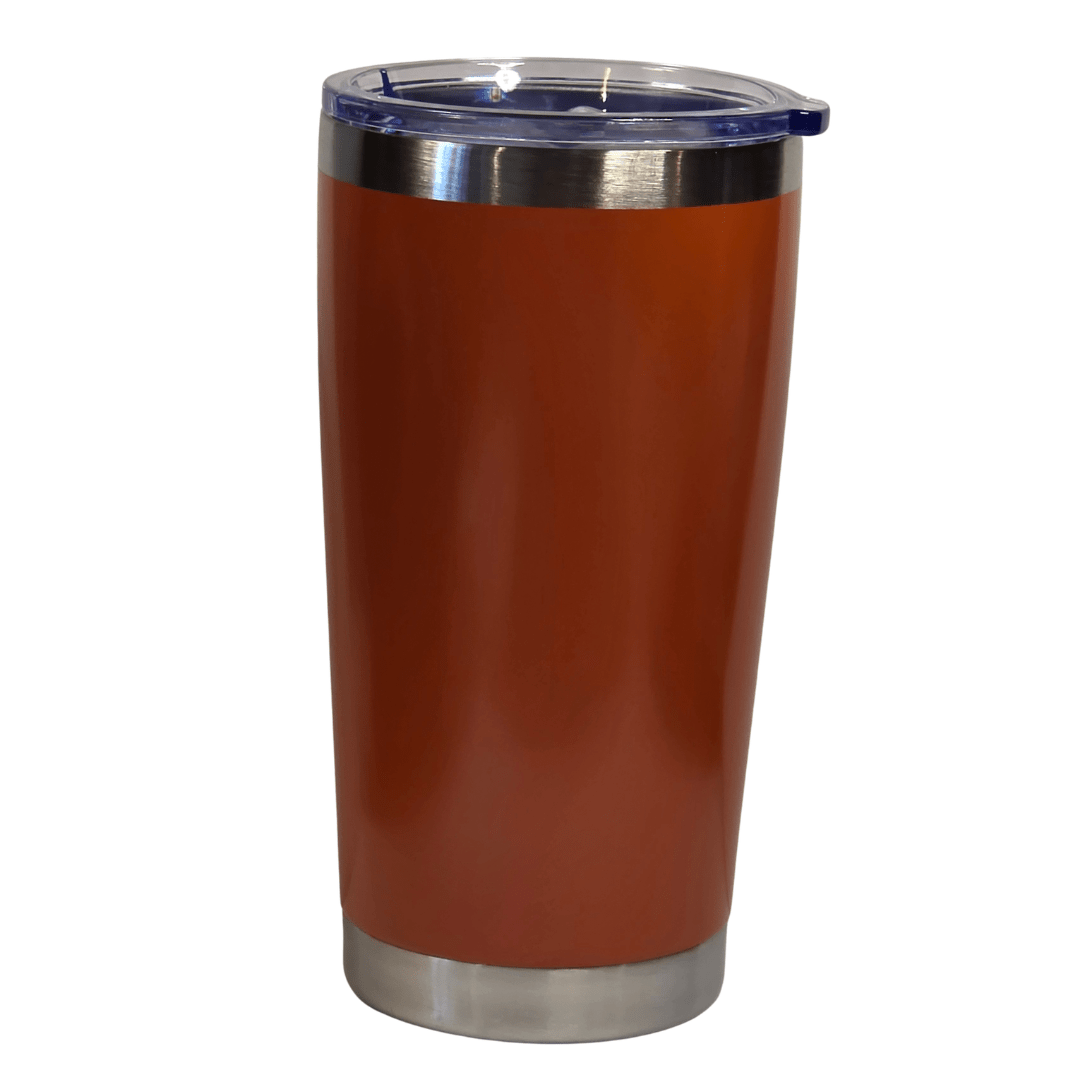20oz Tapered – Orange - Laser Engraved by LDJ Engraving - Tumbler – 20oz Tapered