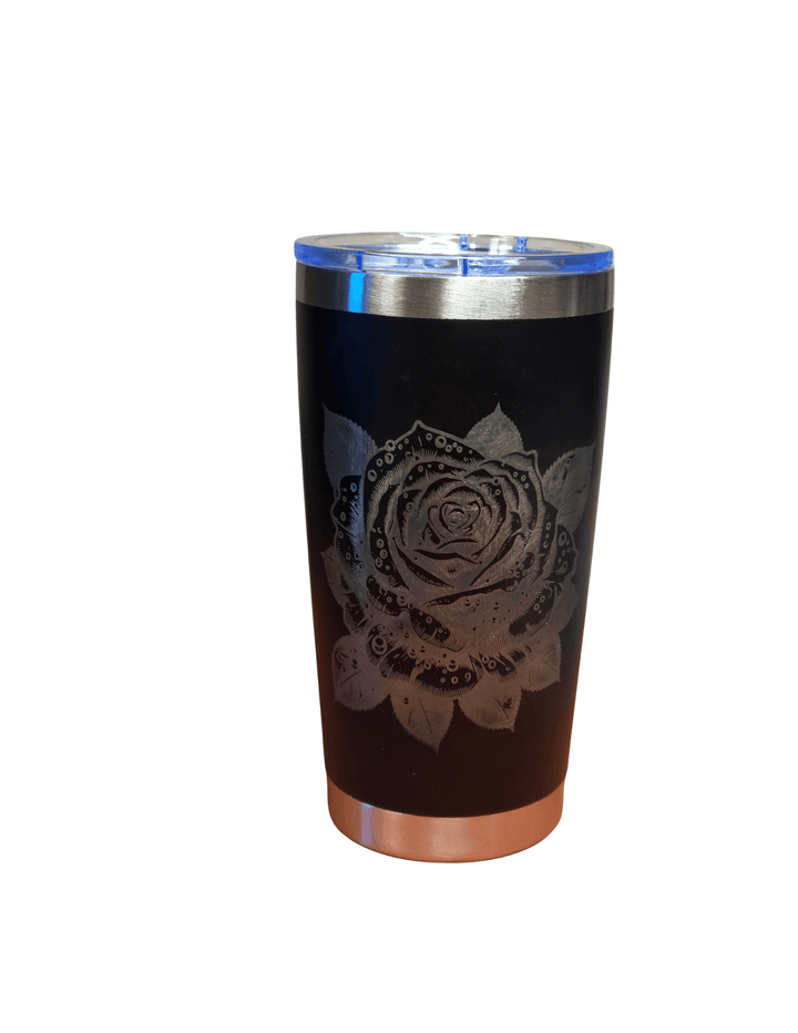 20oz Tapered Stainless Steel Tumbler – Engraved Collection - Laser Engraved by LDJ Engraving - Tumbler – 20oz Tapered