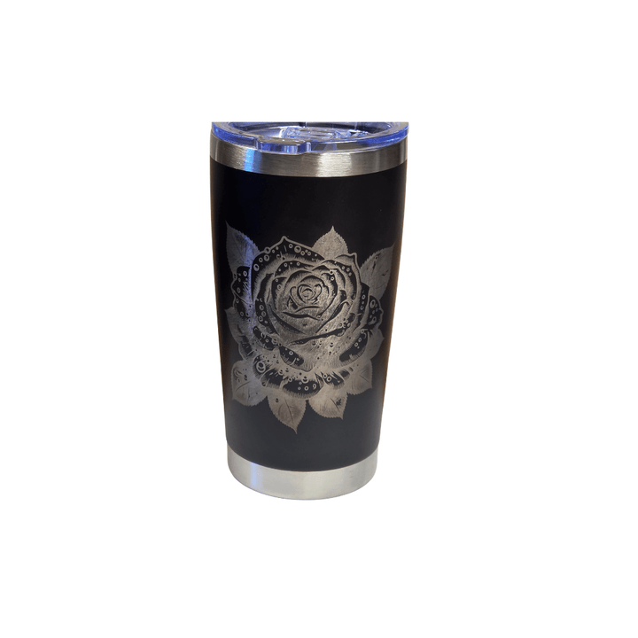 20oz Tapered Stainless Steel Tumbler – Engraved Collection - Laser Engraved by LDJ Engraving - Tumbler – 20oz Tapered