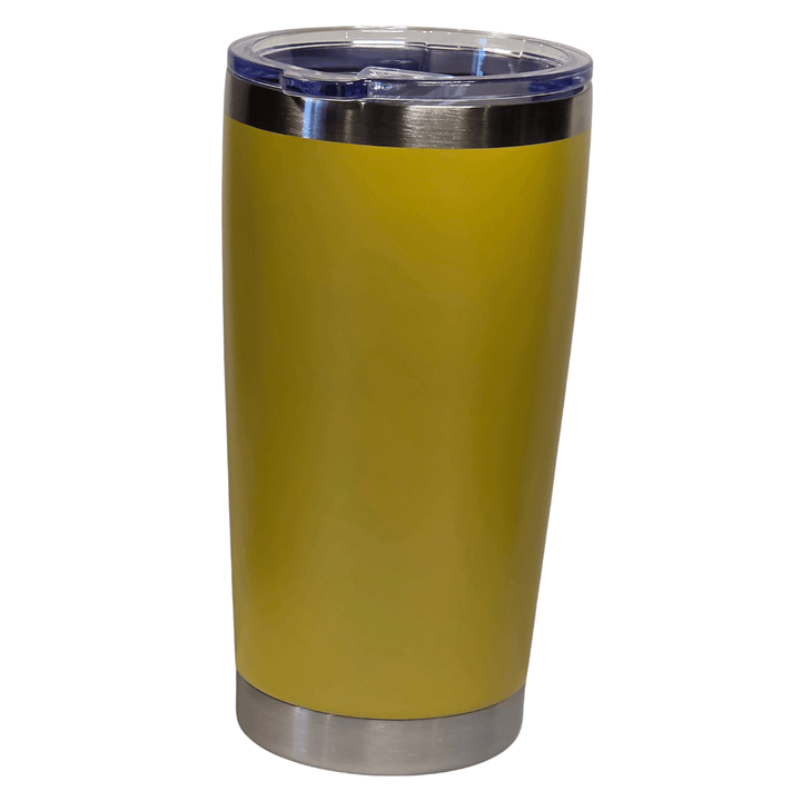 20oz Tapered – Yellow - Laser Engraved by LDJ Engraving - Tumbler – 20oz Tapered