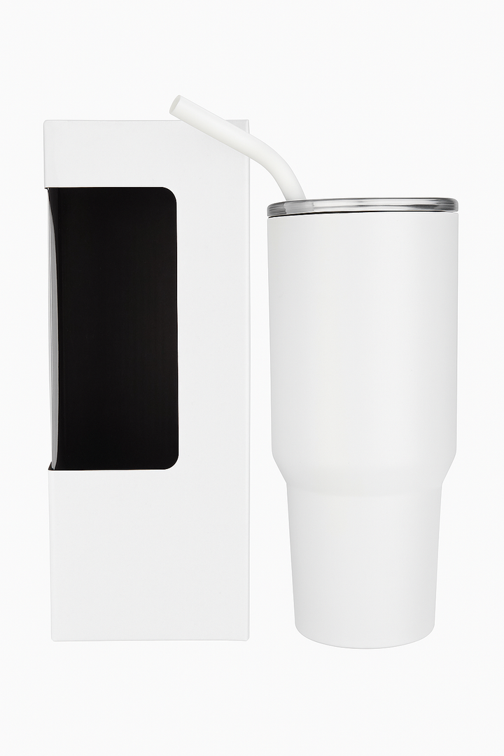 LDJ 40OZ TUMBLER-WHITE