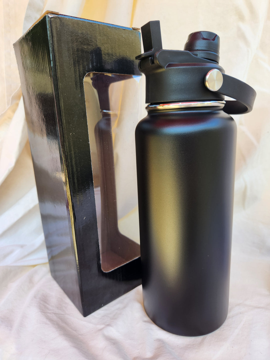 LDJ 32OZ HYDRATION BOTTLE-BLACK