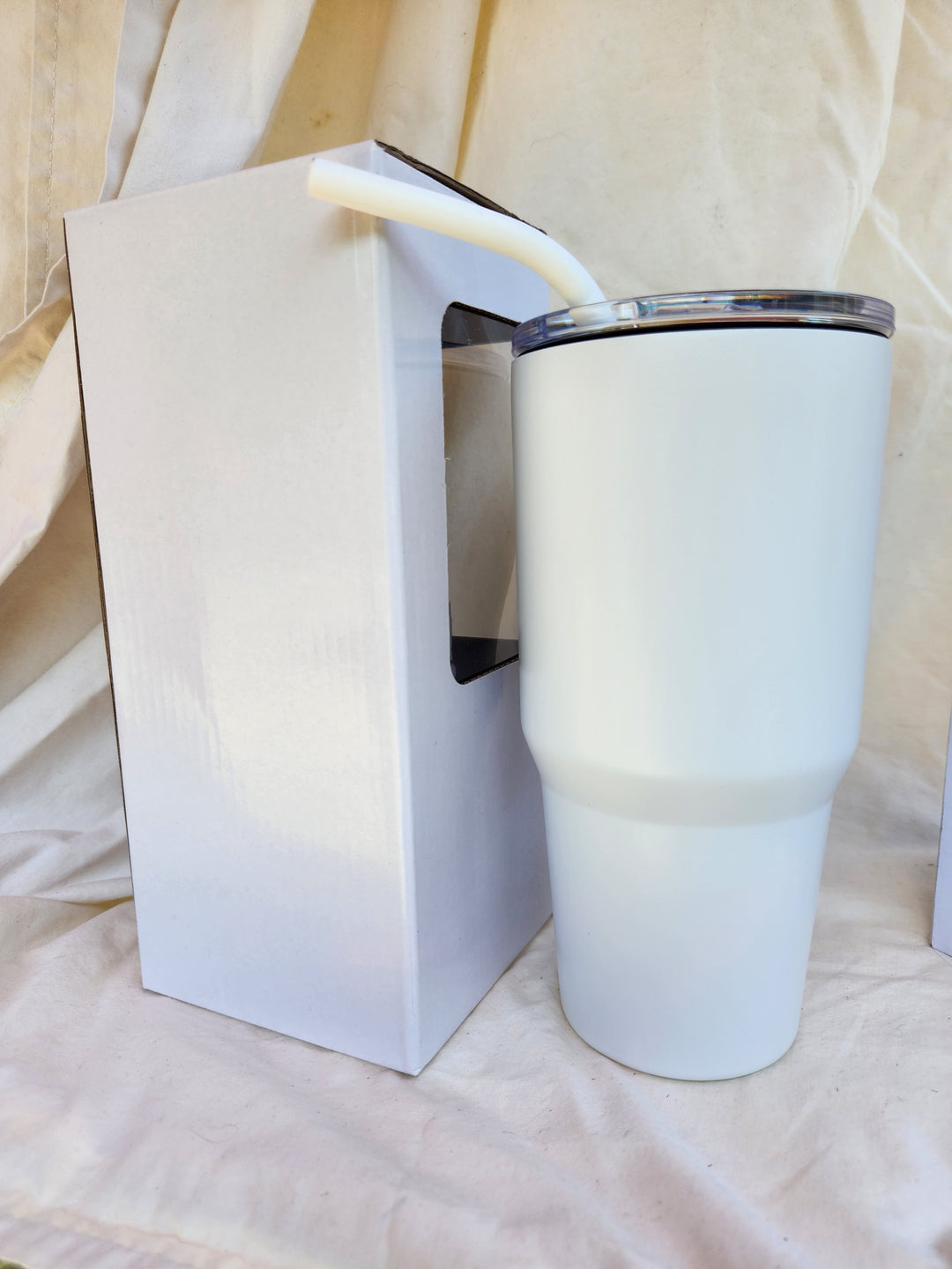 LDJ 30OZ TUMBLER-WHITE