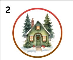 🎄 Double-Sided Sublimated Christmas Ornament