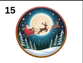 🎄 Double-Sided Sublimated Christmas Ornament