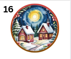 🎄 Double-Sided Sublimated Christmas Ornament