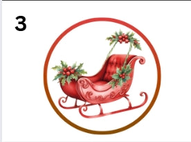 🎄 Double-Sided Sublimated Christmas Ornament