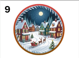 🎄 Double-Sided Sublimated Christmas Ornament