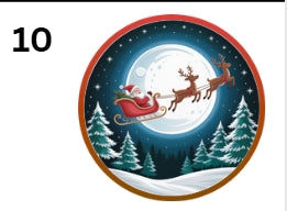 🎄 Double-Sided Sublimated Christmas Ornament