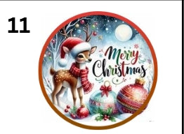 🎄 Double-Sided Sublimated Christmas Ornament