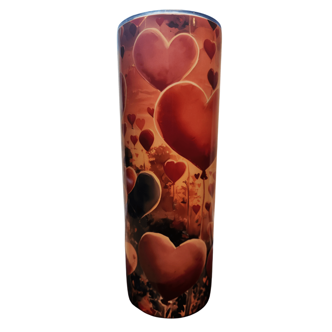 Creator Showcase – 20oz Tumbler with Coffee & Chaos Wrap - Laser Engraved by LDJ Engraving - Sublimation Tumbler