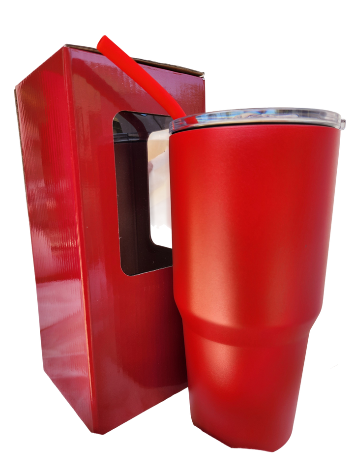LDJ 30OZ TUMBLER-RED GLOSSY