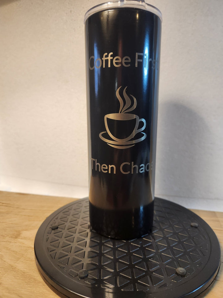 LDJ 20OZ SKINNY BLK - Laser Engraved by LDJ Engraving - 20OZ SKINNY TUMBLER