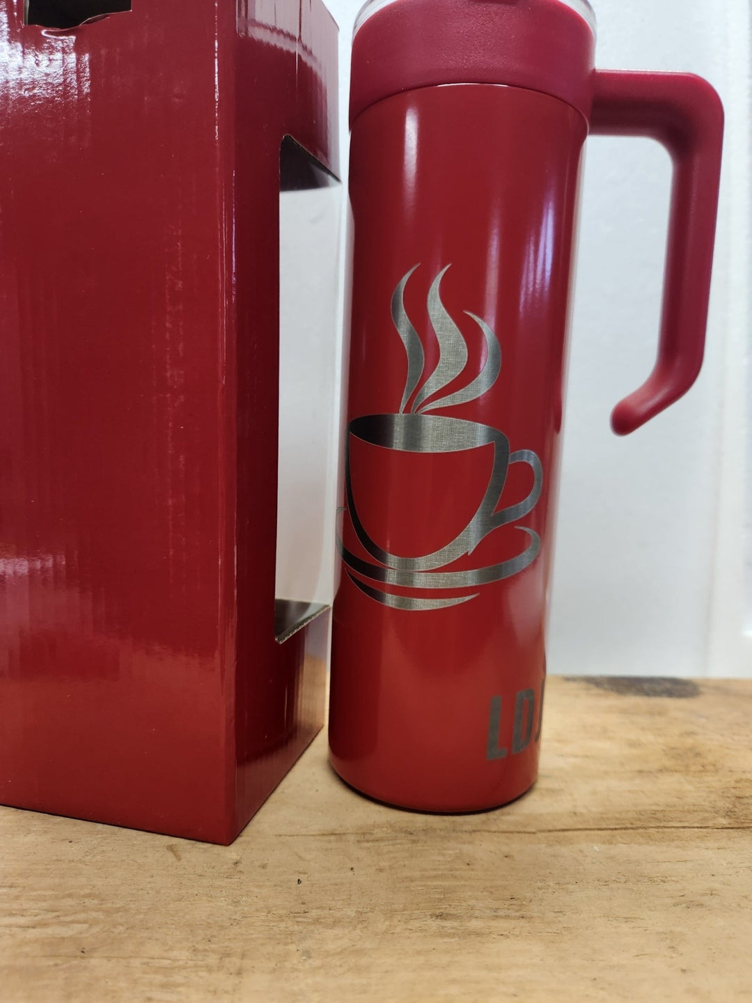 LDJ 20ozSKINY RED - Laser Engraved by LDJ Engraving - 