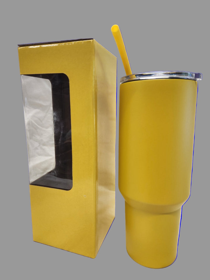 LDJ 30OZ TUMBLER - YELLOW - Laser Engraved by LDJ Engraving - 30OZ TUMBLER