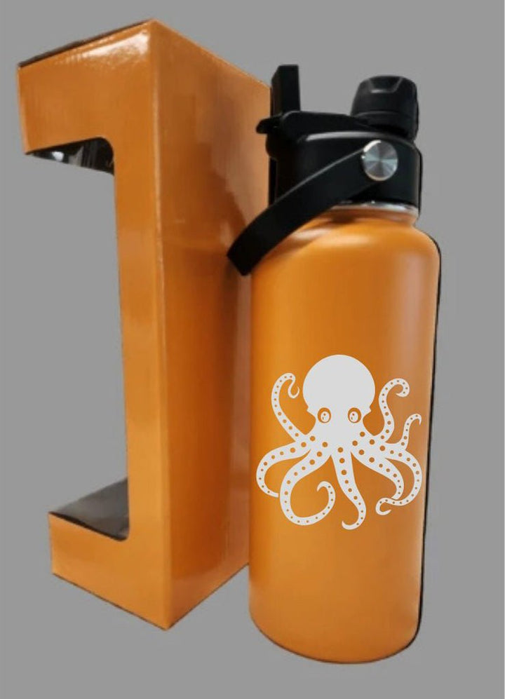LDJ 32OZ HYDRATION BOTTLE - ORANGE - Laser Engraved by LDJ Engraving - 32OZ HYDRATION BOTTLE
