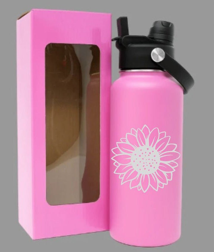 LDJ 32OZ HYDRATION BOTTLE - PINK - Laser Engraved by LDJ Engraving - 32OZ HYDRATION BOTTLE