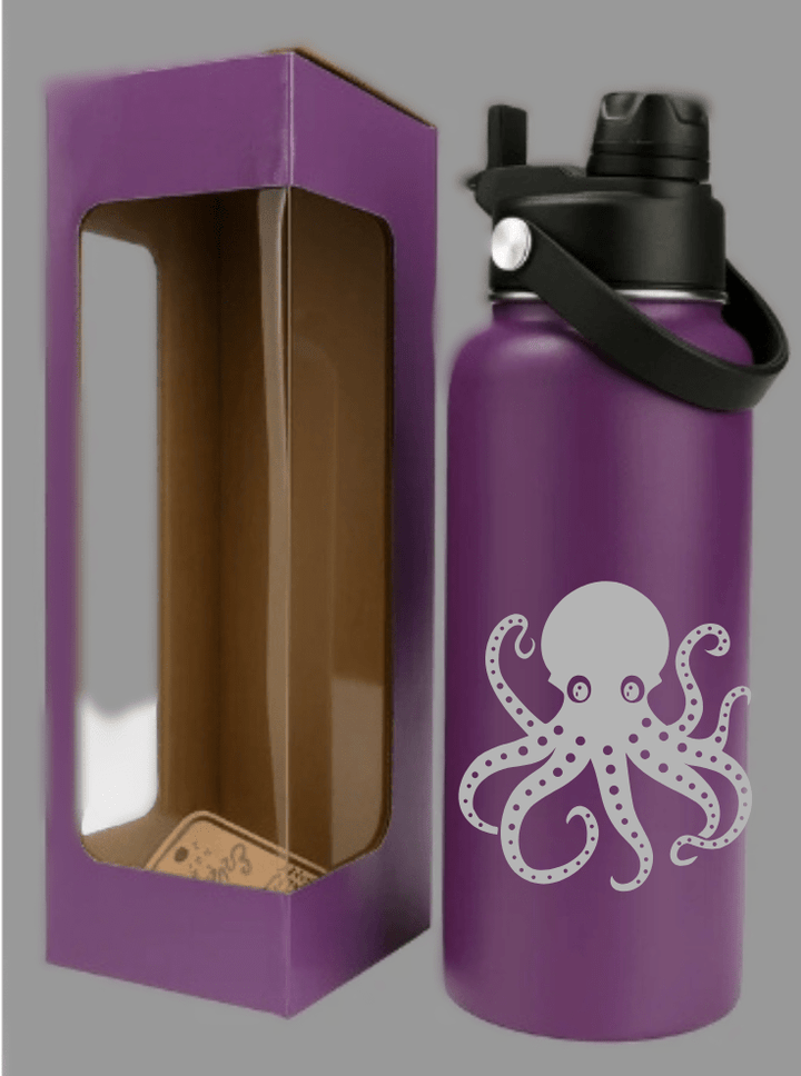 LDJ 32OZ HYDRATION BOTTLE - PURPLE - Laser Engraved by LDJ Engraving - 32OZ HYDRATION BOTTLE
