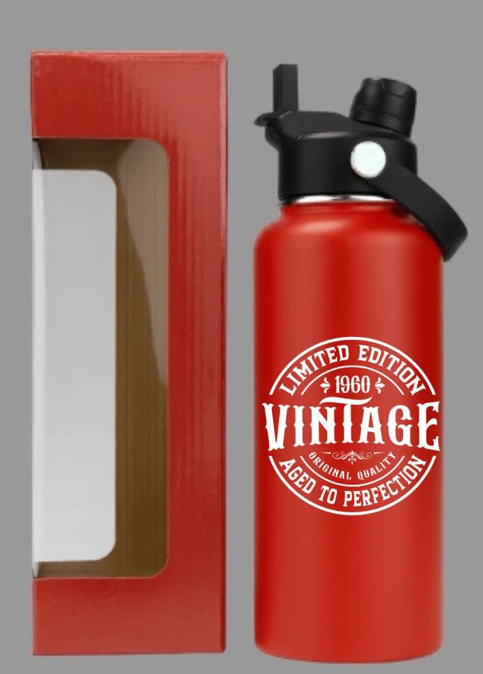 LDJ 32OZ HYDRATION BOTTLE - RED - Laser Engraved by LDJ Engraving - 32OZ HYDRATION BOTTLE