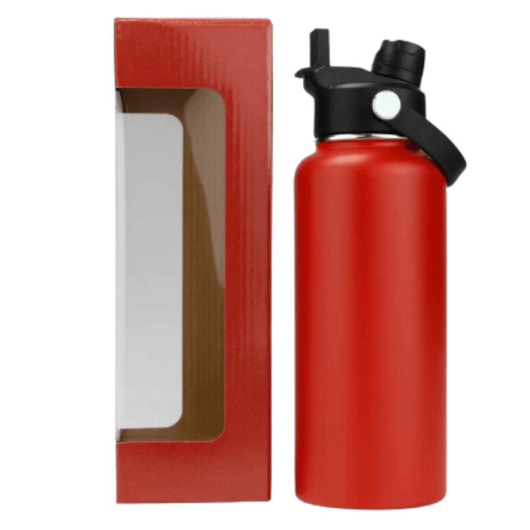 LDJ 32OZ HYDRATION BOTTLE - RED - Laser Engraved by LDJ Engraving - 32OZ HYDRATION BOTTLE