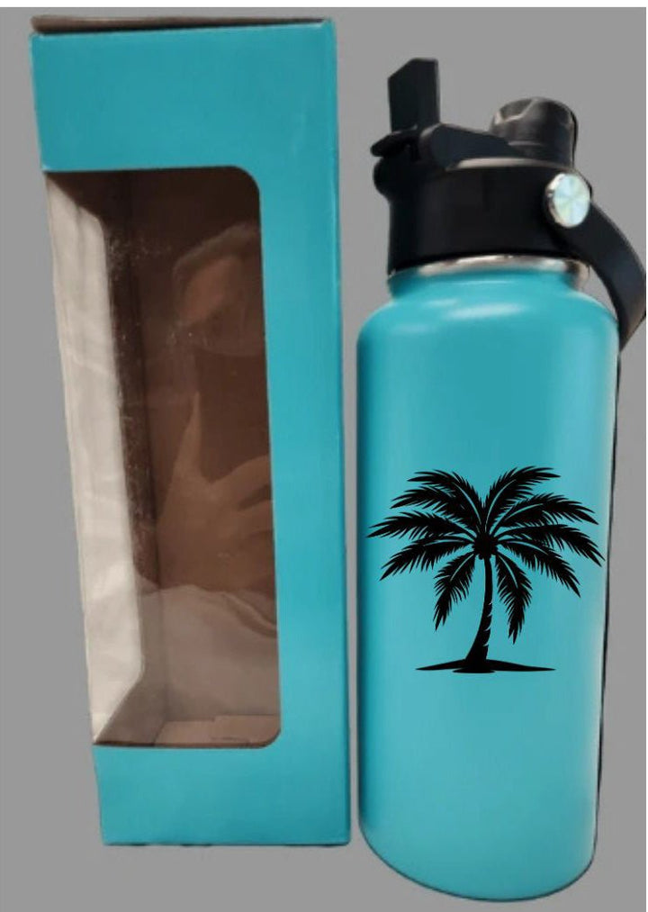 LDJ 32OZ HYDRATION BOTTLE - TEAL - Laser Engraved by LDJ Engraving - 32OZ HYDRATION BOTTLE
