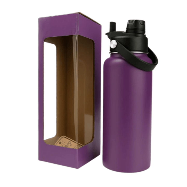 LDJ 32oz Hydration Bottles - PURPLE - Laser Engraved by LDJ Engraving - 32OZ HYDRATION BOTTLE