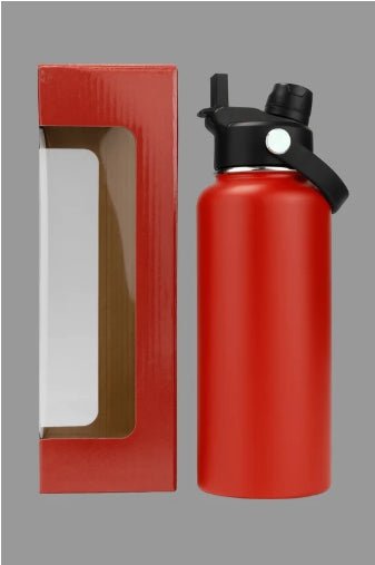 LDJ 32oz Hydro Bottle – Powder - Coated Grip & Custom Engravable - Laser Engraved by LDJ Engraving - 