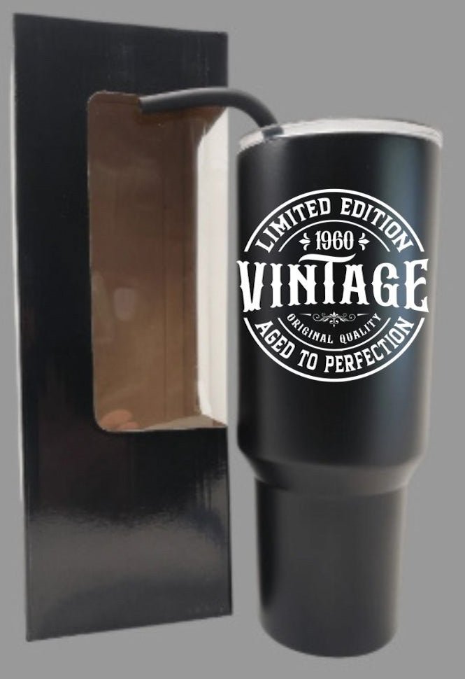 LDJ 40OZ - BLACK MATTE - Laser Engraved by LDJ Engraving - 40OZ TUMBLER