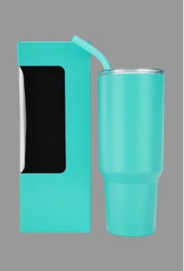 LDJ 40OZ TUMBLER - GREEN - Laser Engraved by LDJ Engraving - 40OZ TUMBLER