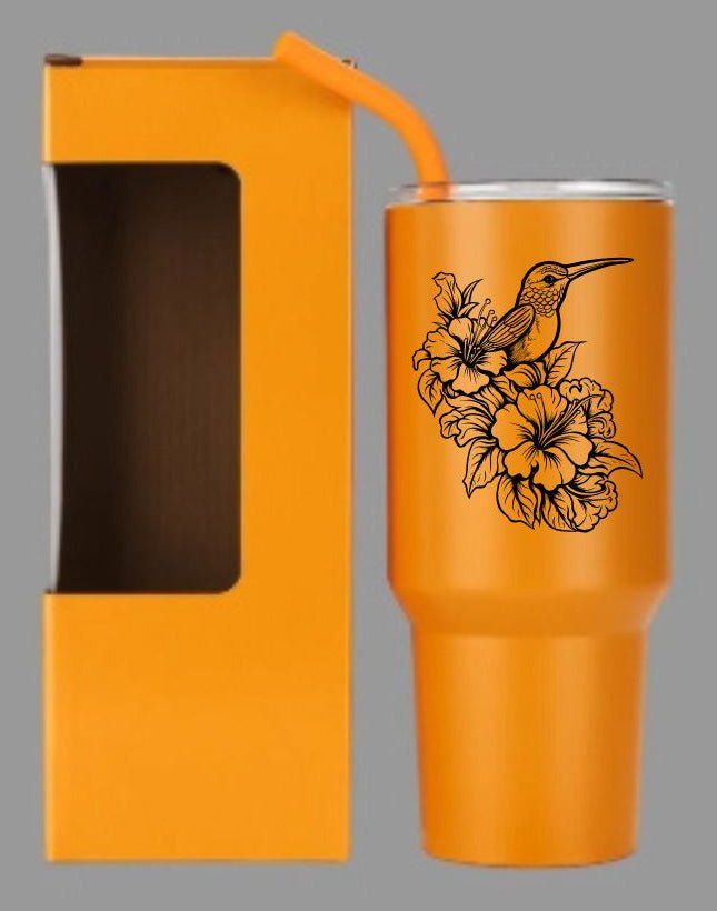  - LDJ 40oz Tumbler – Powder - Coated Grip & Custom Engravable - Laser Engraved by LDJ Engraving - 