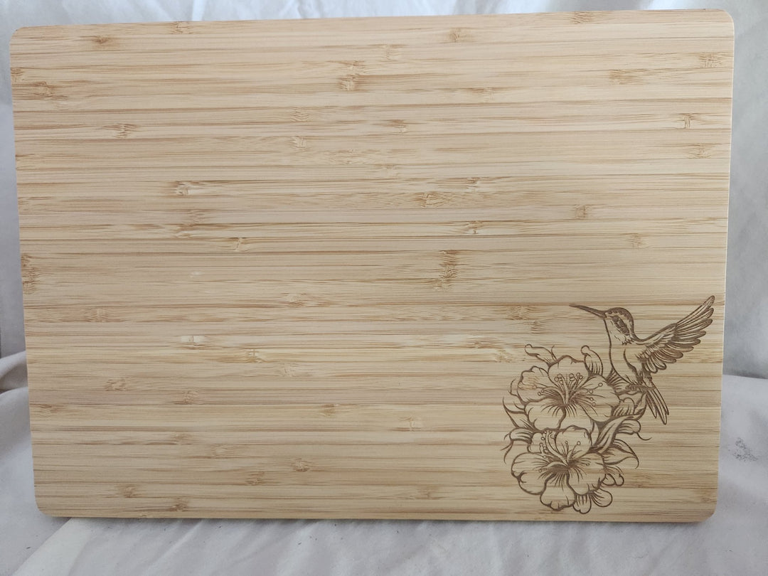 LDJ BAMBOOWOOD CUTTING BOARD (LIGHT) - Laser Engraved by LDJ Engraving - CUTTING BOARD