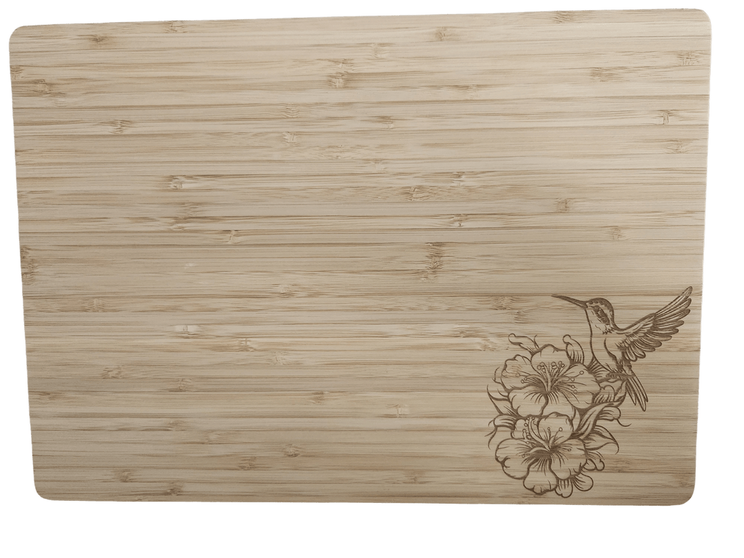 LDJ BAMBOOWOOD CUTTING BOARD (LIGHT) - Laser Engraved by LDJ Engraving - CUTTING BOARD