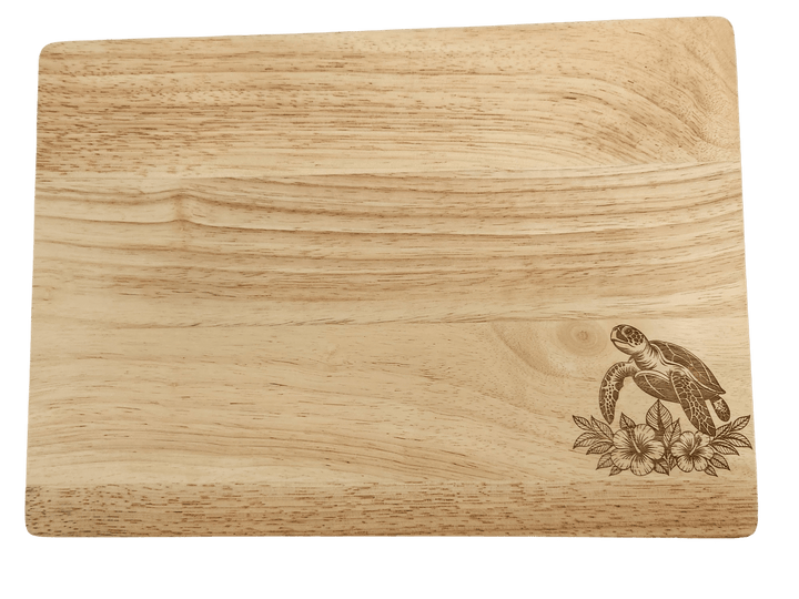 LDJ RUBBERWOOD CUTTING BOARD (LIGHT) - Laser Engraved by LDJ Engraving - CUTTING BOARD
