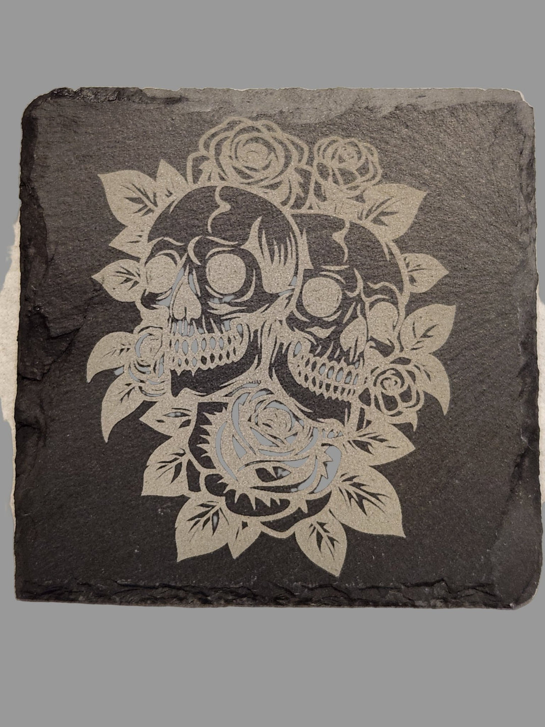 LDJ SLATE COASTER SET - SQUARE (4 - PACK) - Laser Engraved by LDJ Engraving - COASTERS