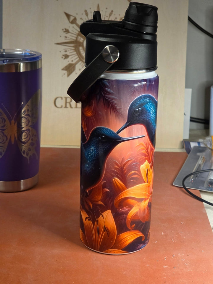 LDJ Sublimation – 18oz Hydro Bottle - Laser Engraved by LDJ Engraving - Hydro Bottle