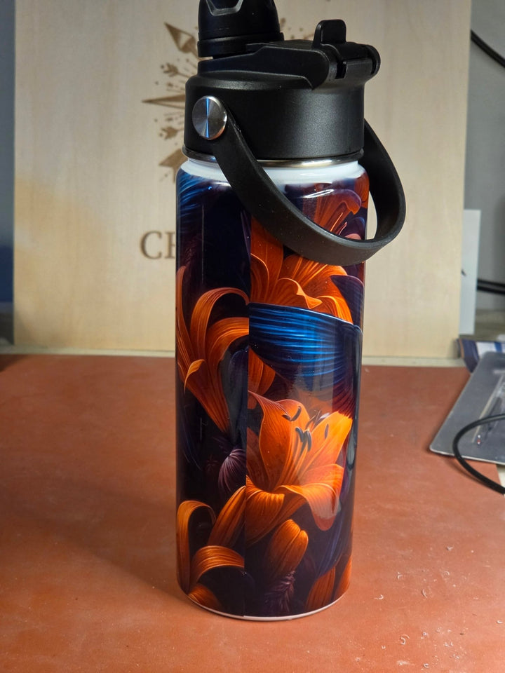 LDJ Sublimation – 18oz Hydro Bottle - Laser Engraved by LDJ Engraving - Hydro Bottle