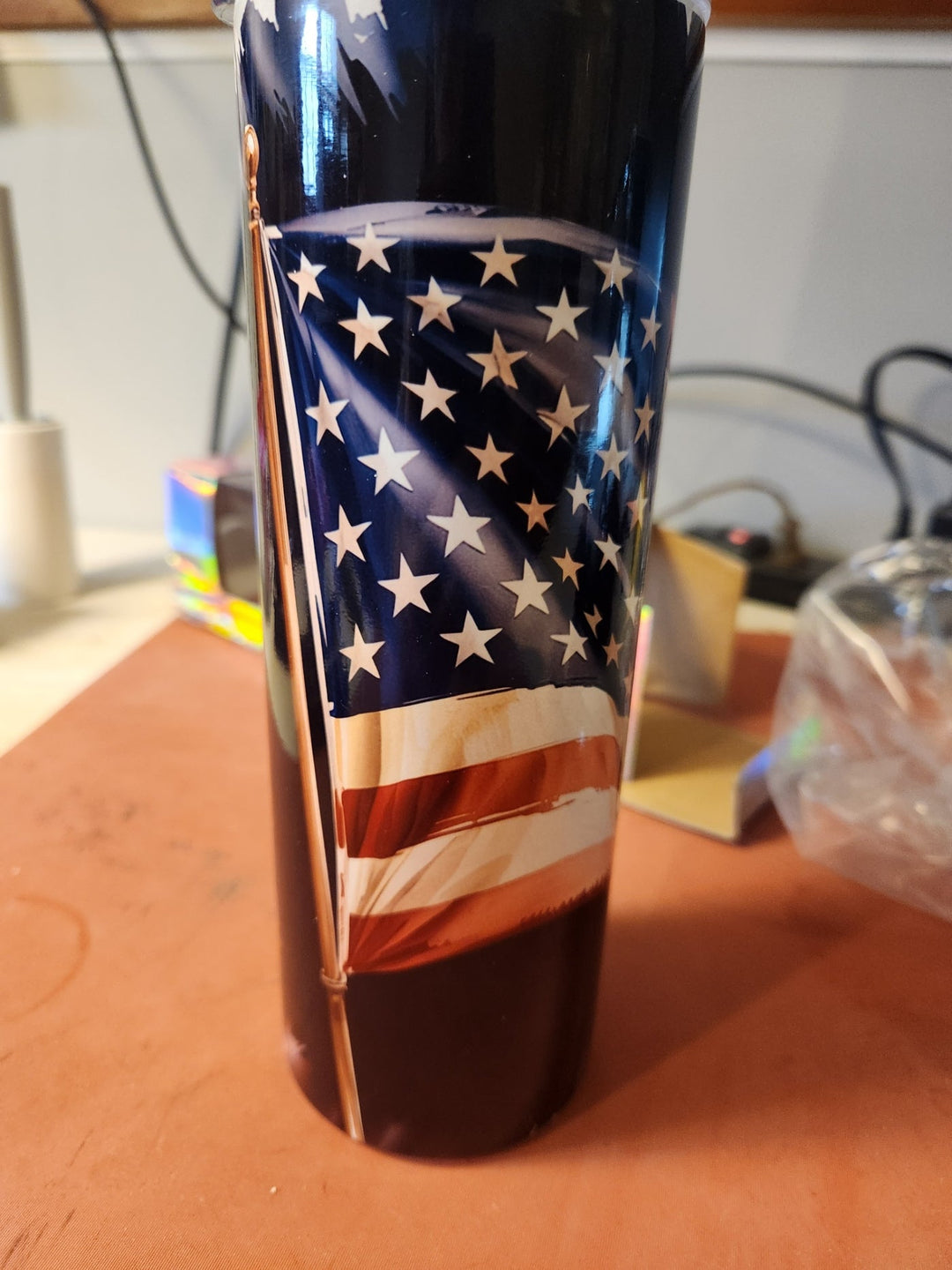 LDJ Sublimation – White 20oz Skinny Tumbler - Laser Engraved by LDJ Engraving - Sublimation Tumbler 20oz