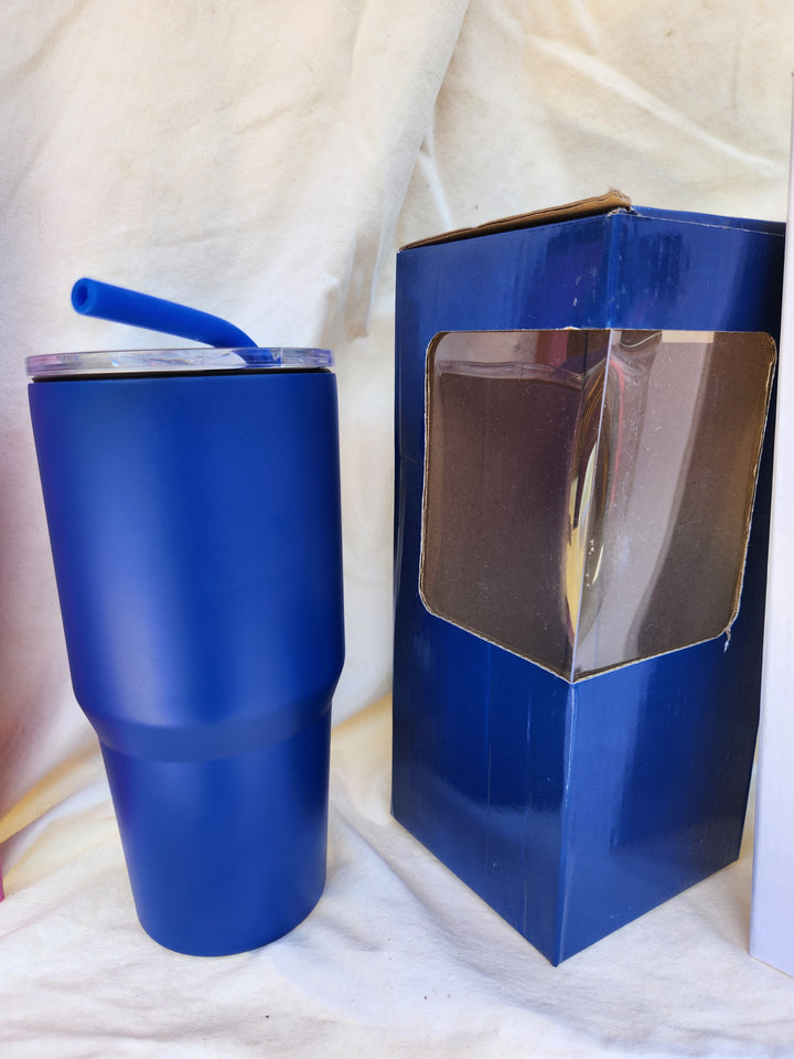 LDJ 30OZ TUMBLER-BLUE METALLIC