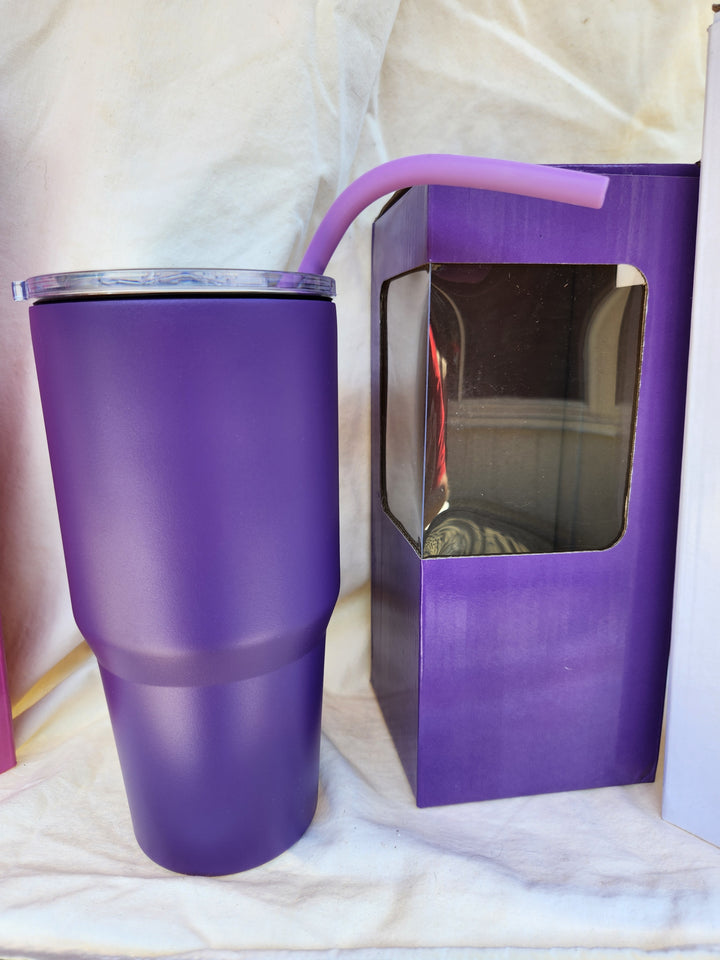 LDJ 30OZ TUMBLER-PURPLE MATTE
