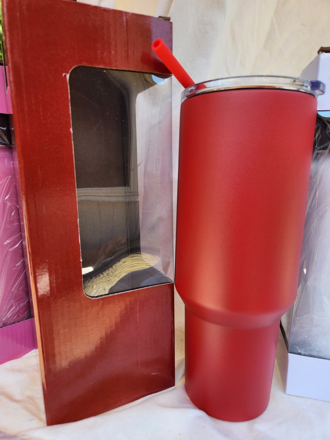 LDJ 40OZ TUMBLER-RED