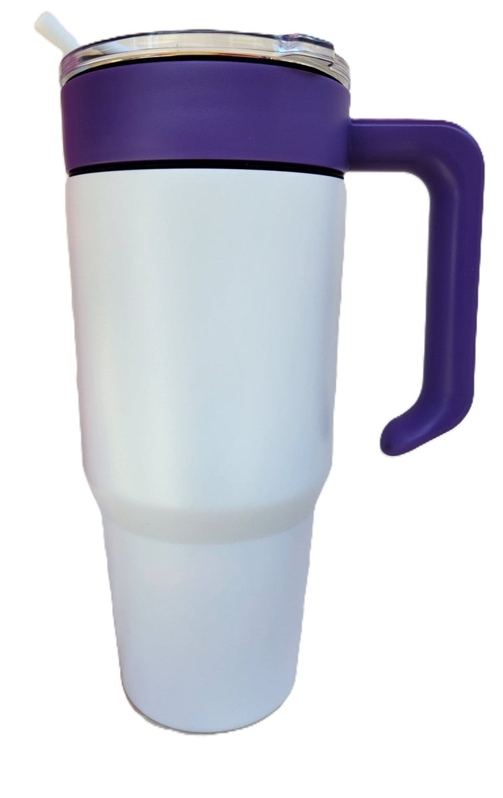 LDJ UNIVERSAL TUMBLER HANDLE - PURPLE - Laser Engraved by LDJ Engraving - HANDLE