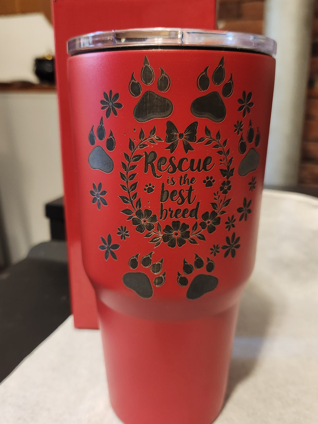 LDJ 30OZ TUMBLER-RED GLOSSY